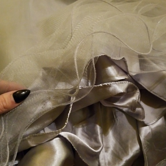 ✨ Gray Cinderella Prom Party Dress ✨ - Picture 8 of 8